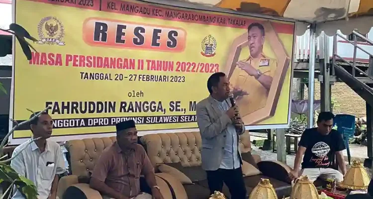 Gelar Reses, Rangga Awali di Daerah Kelurahan Mangadu Kecamatan Mangarabombang