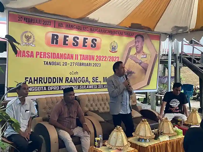 Gelar Reses, Rangga Awali di Daerah Kelurahan Mangadu Kecamatan Mangarabombang