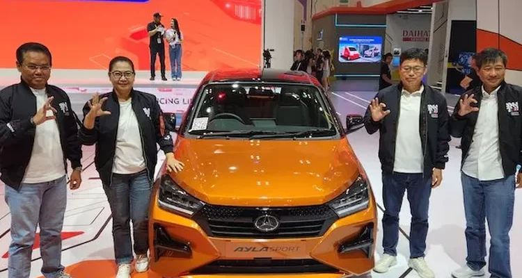 All New Astra Daihatsu Ayla Mengaspal di Makassar