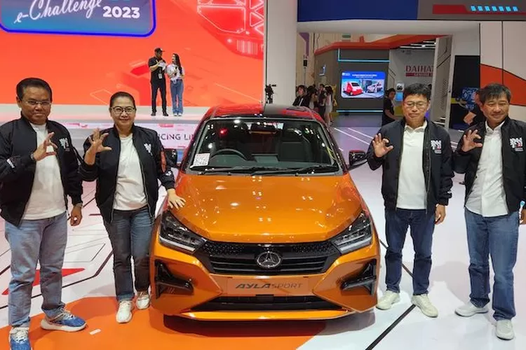 All New Astra Daihatsu Ayla Mengaspal di Makassar